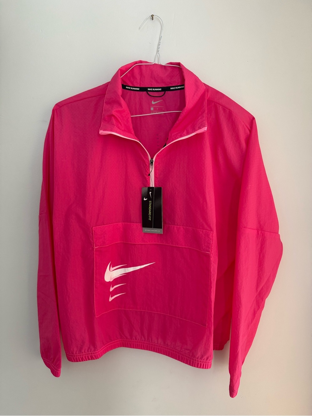 Nike Women's Pink Pullover Windbreaker Jacket